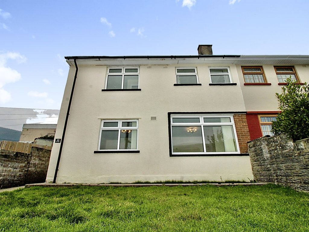 3 bed semi-detached house for sale in Dan Y Bryn, Gilfach Goch, Porth CF39, £160,000