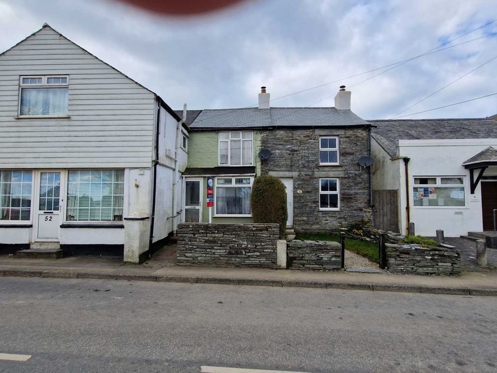 2 bed terraced house for sale in High Street, Delabole PL33, £135,000