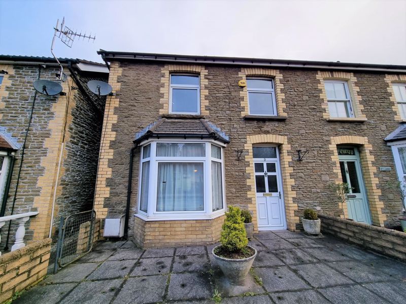 2 bed semi-detached house for sale in Newport Road, Bedwas, Caerphilly CF83, £170,000