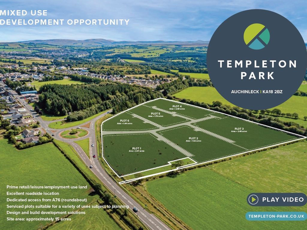 Land for sale in Templeton Park, Auchinleck KA18, Non quoting