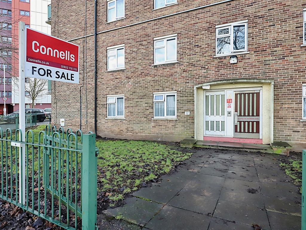 2 bed flat for sale in Great Brickkiln Street, Chapel Ash, Wolverhampton WV3, £110,000