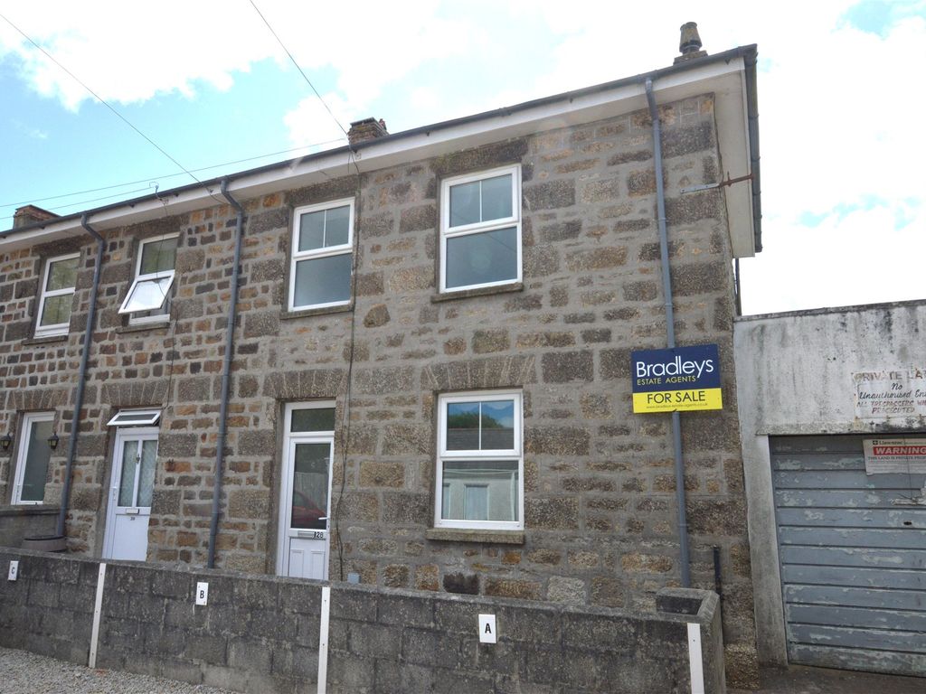 3 bed end terrace house for sale in North Parade, Camborne, Cornwall TR14, £195,000