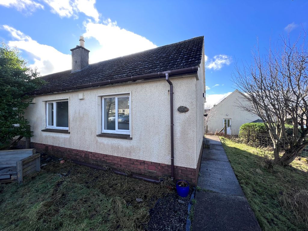 1 bed semi-detached bungalow for sale in 103 Plasterfield, Stornoway HS2, £80,000