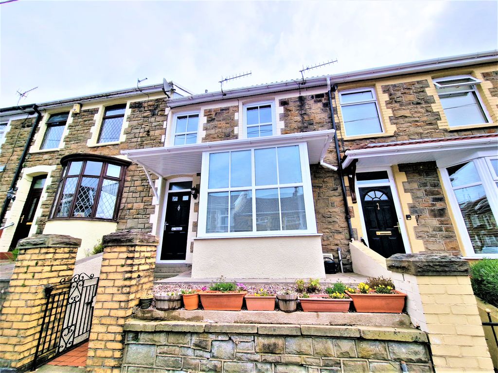 3 bed terraced house for sale in Grosvenor Road, Abertillery NP13, £145,000