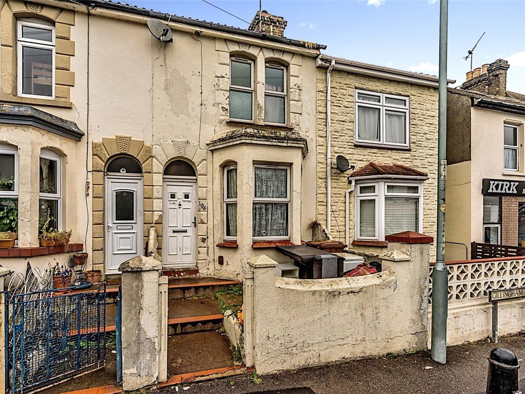 3 bed terraced house for sale in Gillingham Road, Gillingham, Kent ME7, £230,000
