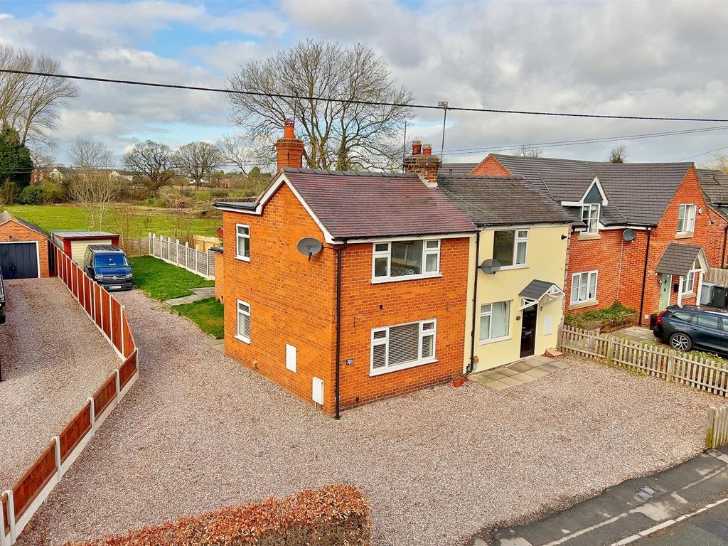 2 bed semi-detached house for sale in Stock Lane, Shavington, Cheshire CW2, £195,000