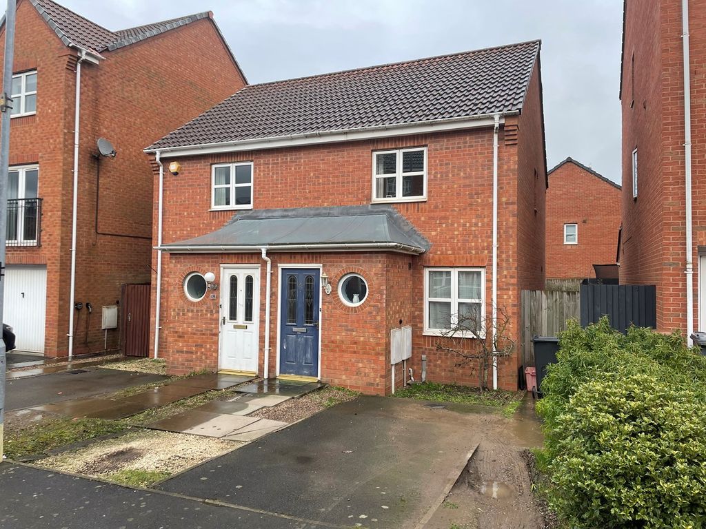 2 bed semi-detached house for sale in Staples Drive, Coalville LE67, £40,000