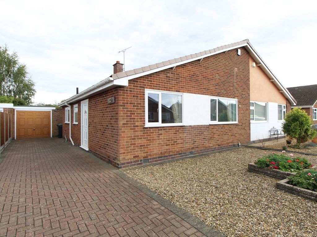 2 bed semi-detached bungalow for sale in Willow Tree Crescent, Lutterworth LE17, £275,000
