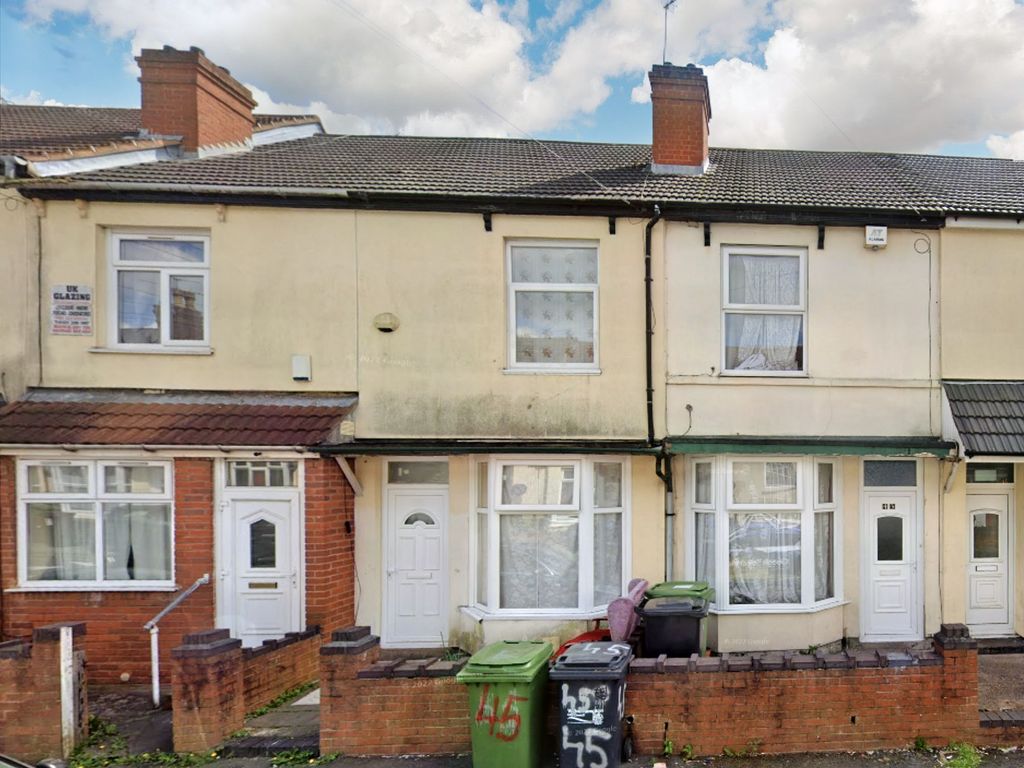 3 bed terraced house for sale in Crowther Street, Wolverhampton WV10, £105,000