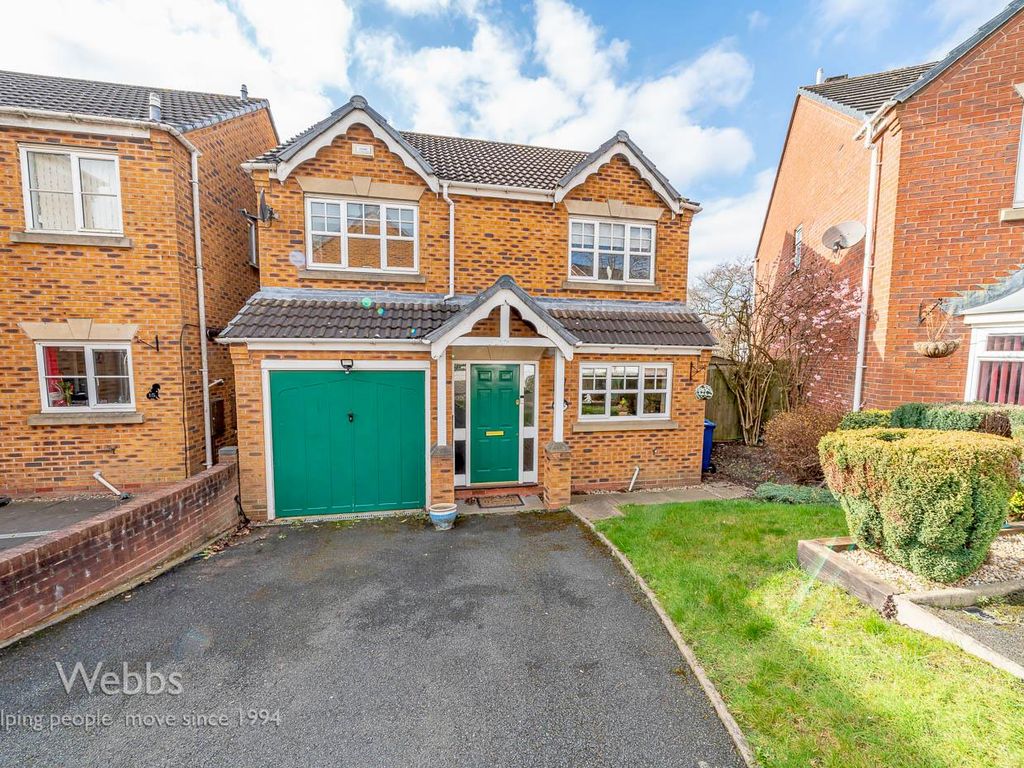 4 bed detached house for sale in Adelaide Drive, Cannock WS12, £325,000