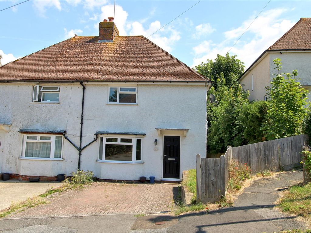 3 bed semi-detached house for sale in East Dean Rise, Seaford BN25, £325,000