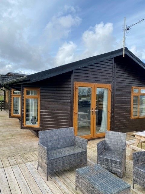 2 bed lodge for sale in Three Lochs Caravan Park, Kirkcowan DG8, £124,000