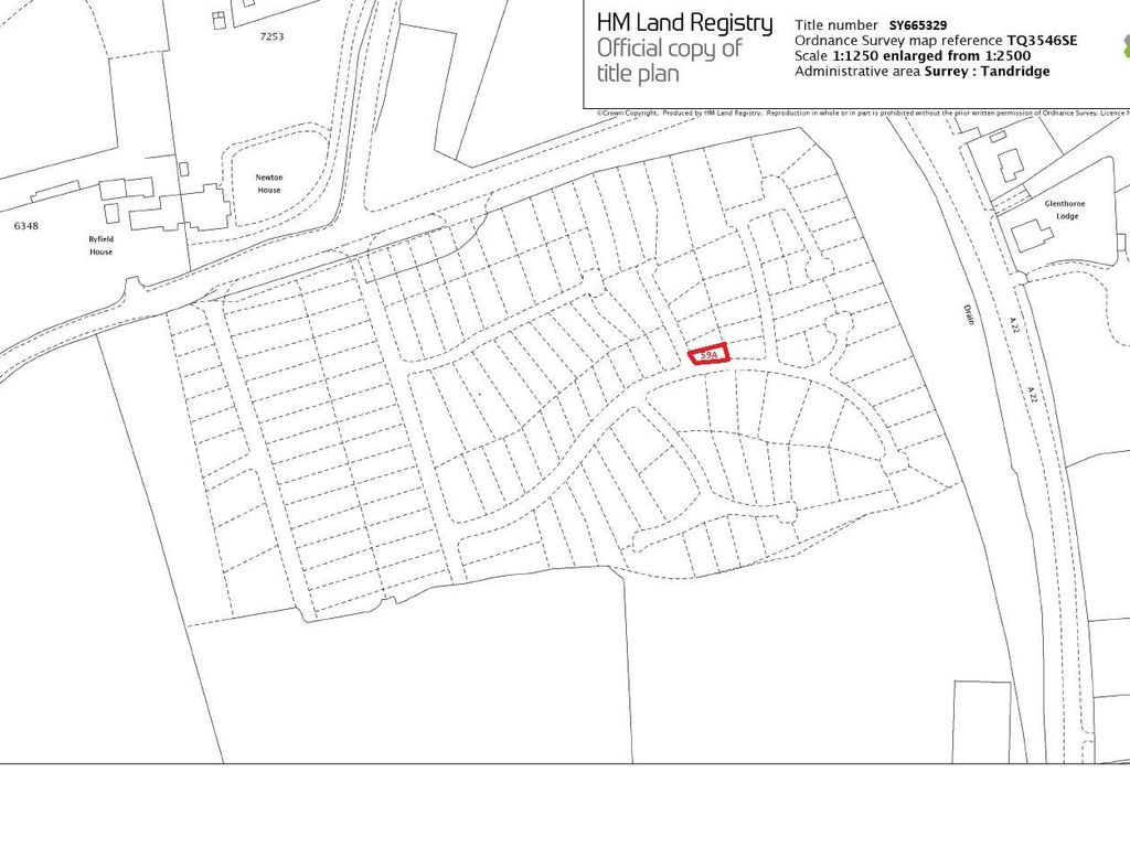 Land for sale in Eastbourne Road, Blindley Heath, Lingfield RH7, £18,500