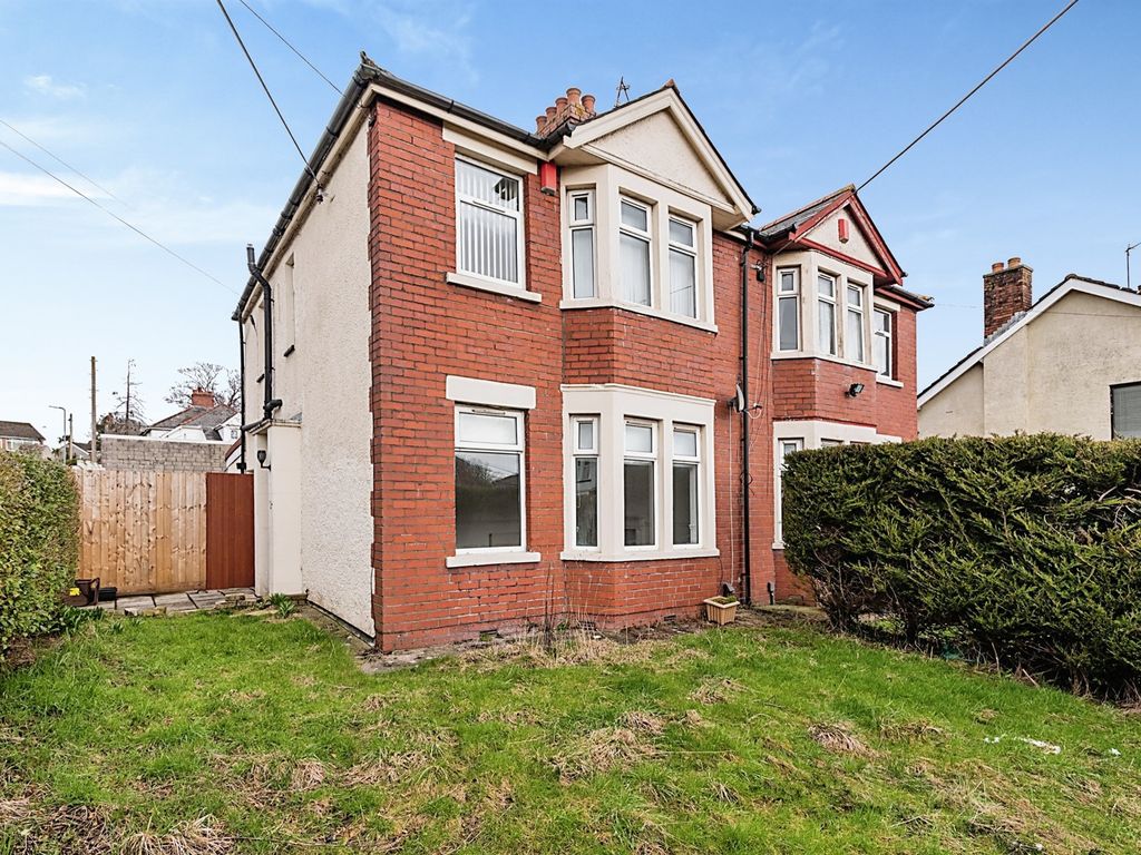 3 bed semi-detached house for sale in Wentloog Road, Rumney, Cardiff CF3, £180,000