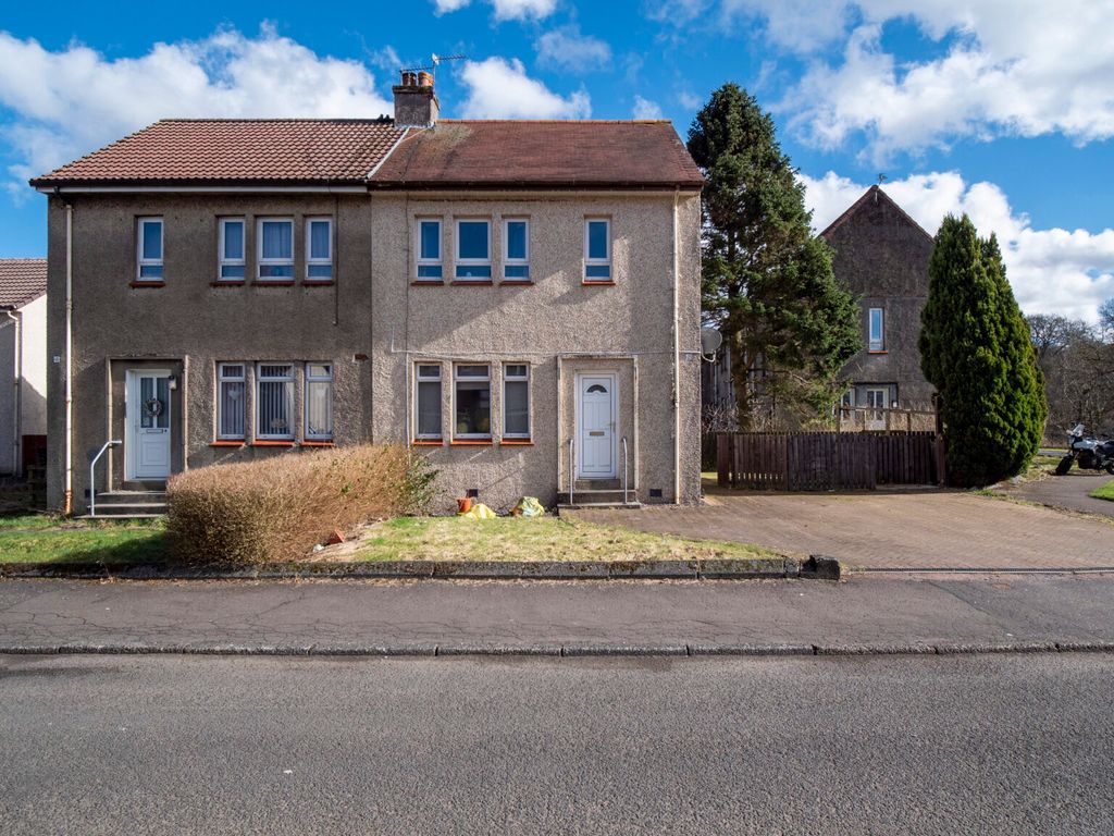 2 bed semi-detached house for sale in 2 Lanfine Quadrant, Darvel, Ayrshire KA17, £65,000