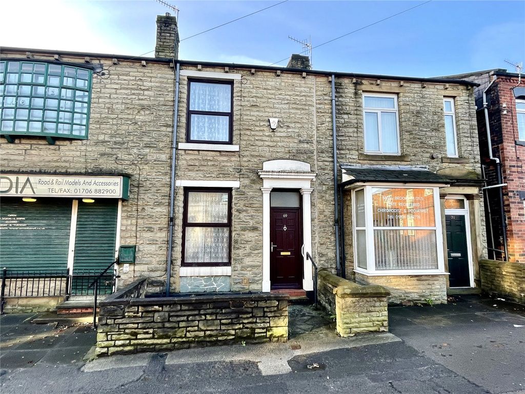 2 bed terraced house for sale in Rochdale Road, Shaw, Oldham, Greater Manchester OL2, £110,000