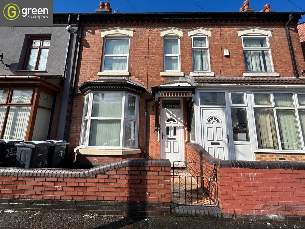 2 bed terraced house for sale in Bowyer Road, Saltley, Birmingham B8, £180,000