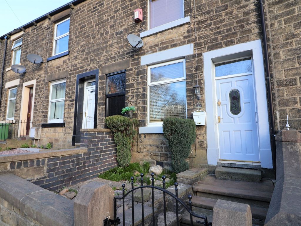2 bed terraced house for sale in Woolley Lane, Hollingworth, Via Hyde SK14, £159,950