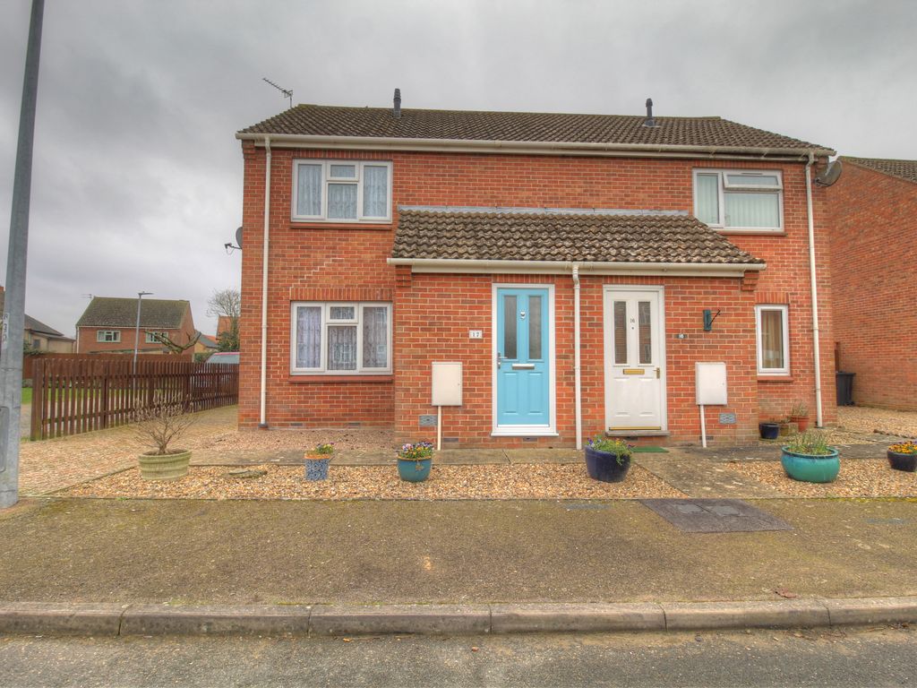 2 bed semi-detached house for sale in Orchard Close, Attleborough NR17, £220,000
