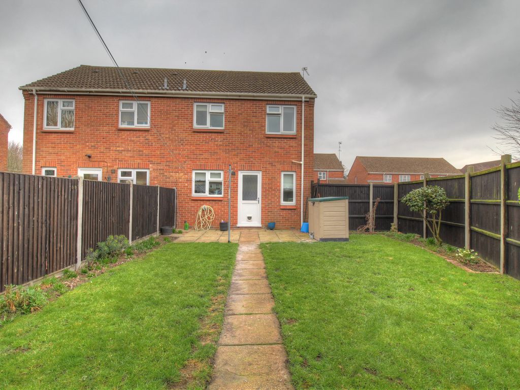 2 bed semi-detached house for sale in Orchard Close, Attleborough NR17, £220,000