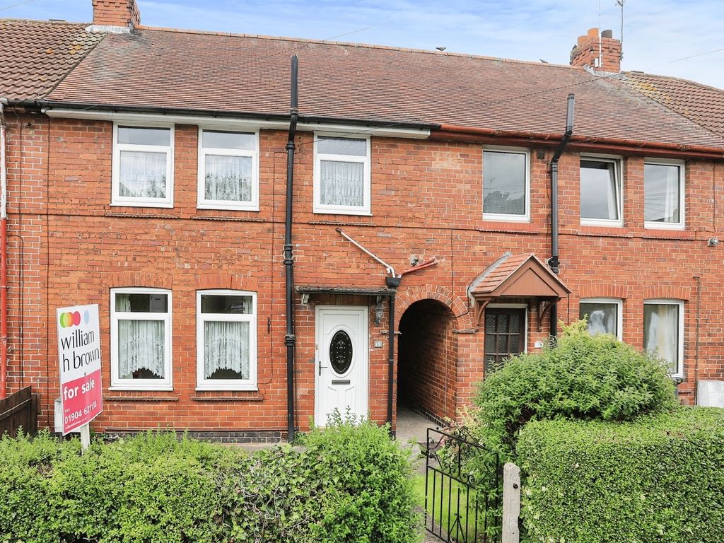 3 bed terraced house for sale in Woolnough Avenue, York YO10, £230,000