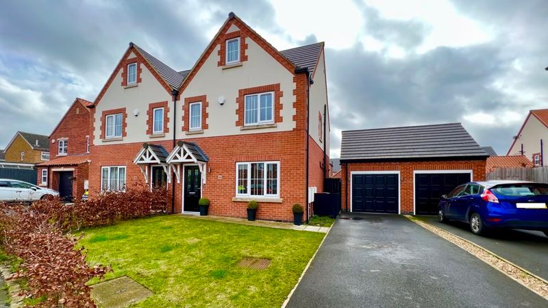 4 bed semi-detached house for sale in Bentley Court, Scunthorpe DN17, £215,000