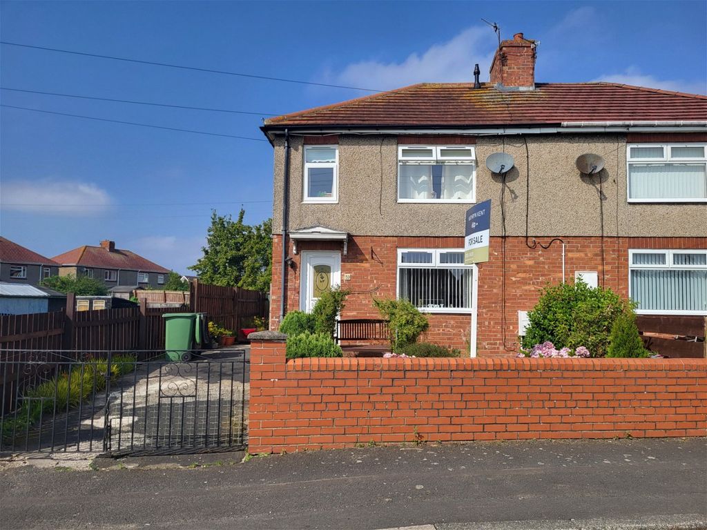 3 bed semi-detached house for sale in Millfield, Bedlington NE22, £115,000