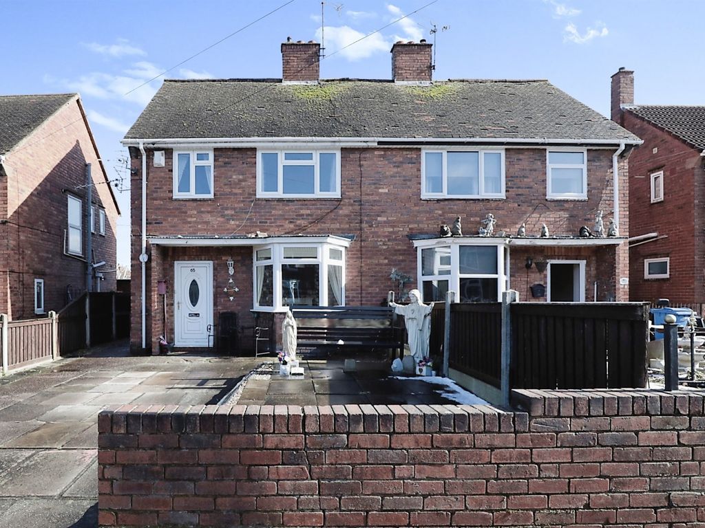 3 bed semi-detached house for sale in Shrewsbury Road, Worksop S80, £115,000