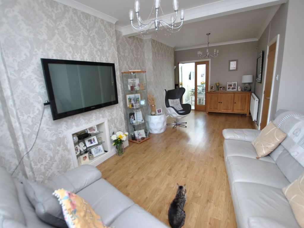4 bed terraced house for sale in South Street, Bargoed CF81, £189,950