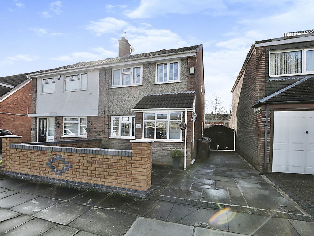 3 bed semi-detached house for sale in Lunar Drive, Bootle L30, £185,000