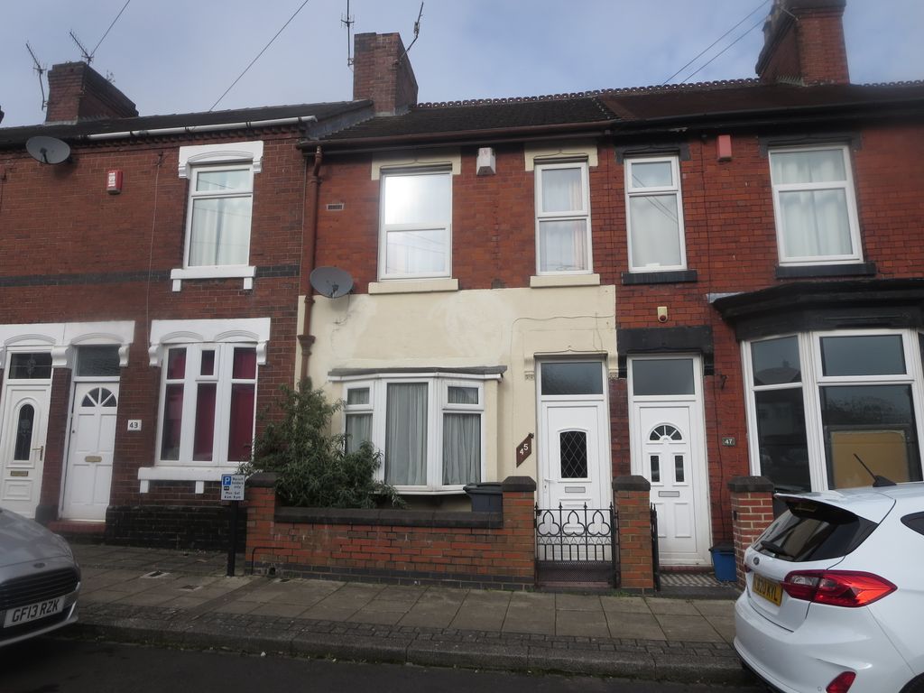 2 bed terraced house for sale in Seymour Street, Hanley, Stoke-On-Trent ST1, £95,000