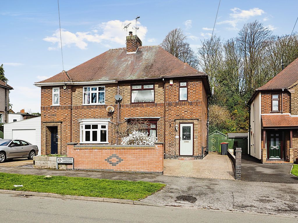 3 bed semi-detached house for sale in Rockside Gardens, Hucknall, Nottingham, Nottinghamshire NG15, £200,000