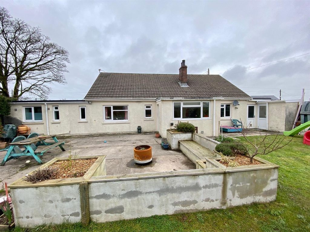 4 bed detached bungalow for sale in Tavernspite, Whitland SA34, £320,000