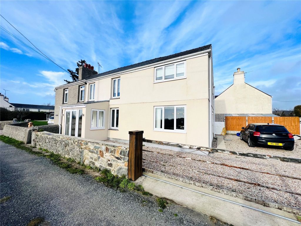 4 bed semi-detached house for sale in Cefn Morfa, Morfa Nefyn, Pwllheli, Cefn Morfa LL53, £299,995