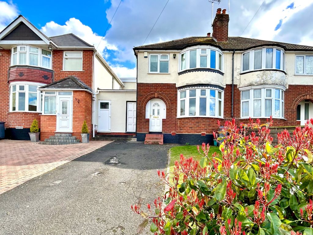 3 bed semi-detached house for sale in Dunard Road, Shirley, Solihull B90, £300,000