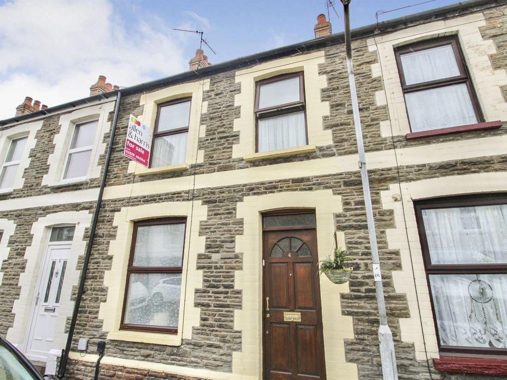 3 bed terraced house for sale in Blanche Street, Roath, Cardiff CF24, £190,000