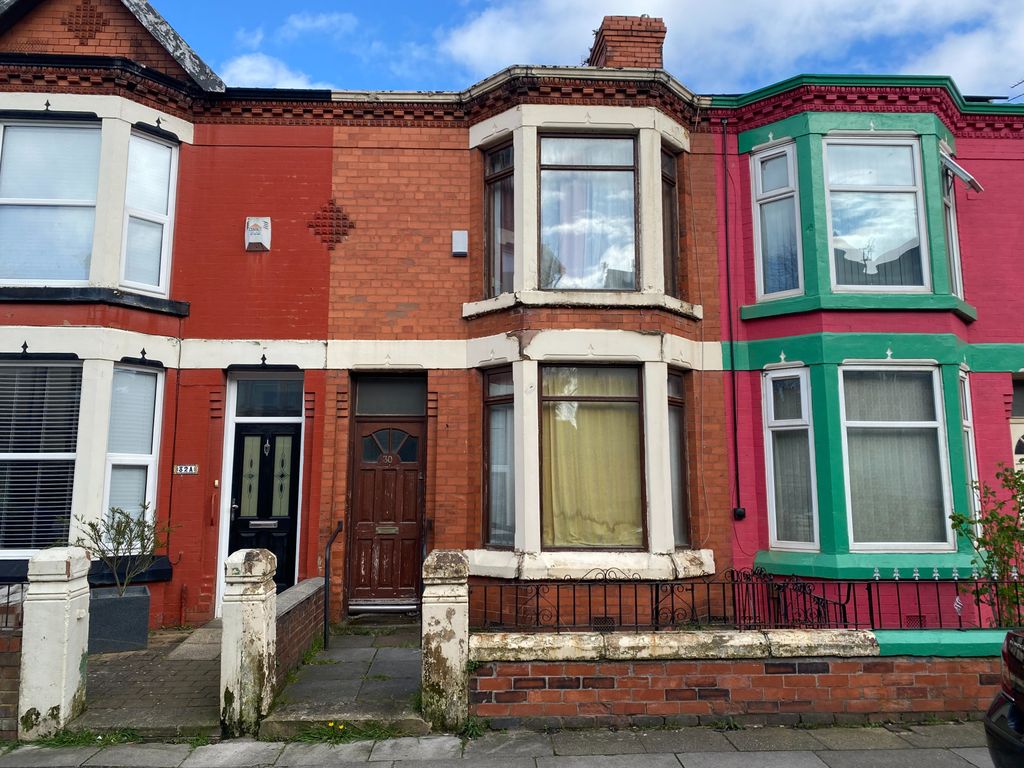 3 bed terraced house for sale in Victoria Road, Tuebrook, Liverpool L13, £85,000