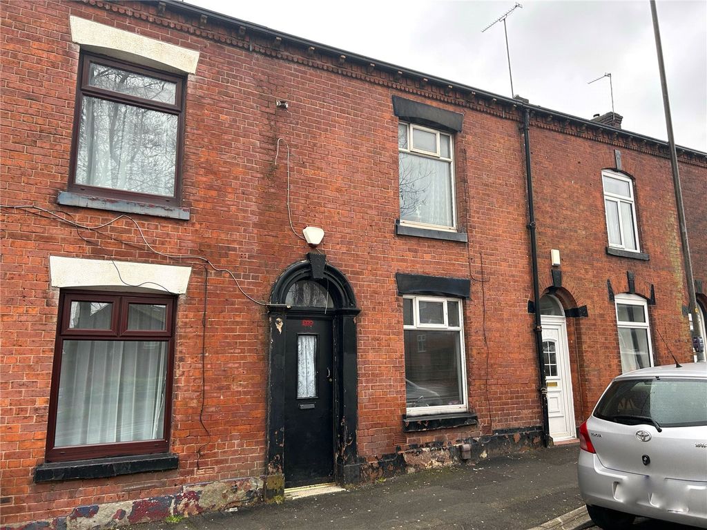 2 bed terraced house for sale in Copster Hill Road, Oldham, Greater Manchester OL8, £130,000