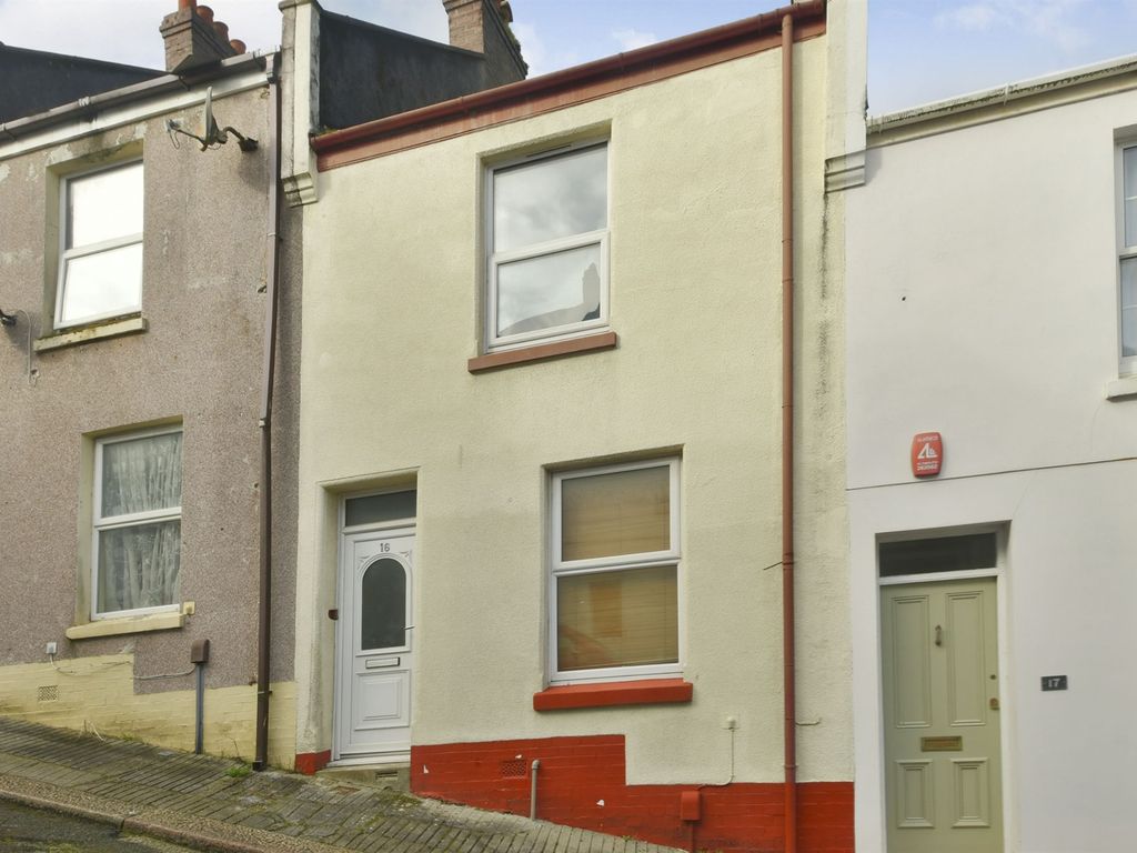 2 bed terraced house for sale in Hornby Street, Plymouth PL2, £130,000