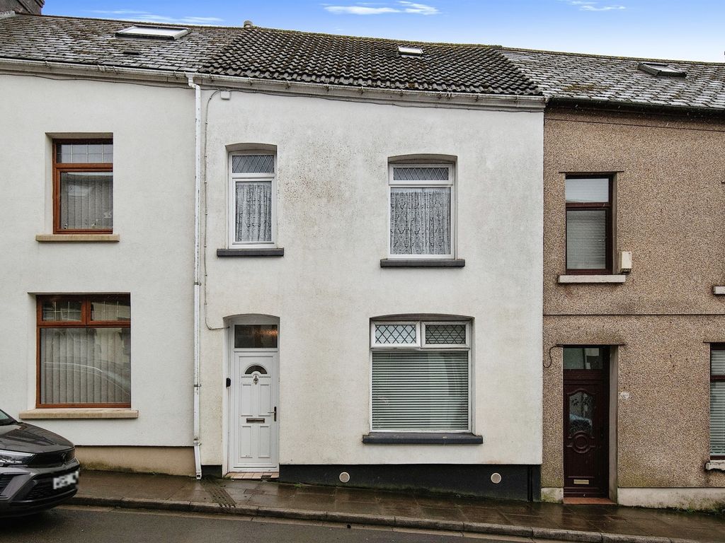 3 bed terraced house for sale in Gwladys Street, Pant, Merthyr Tydfil CF48, £105,000