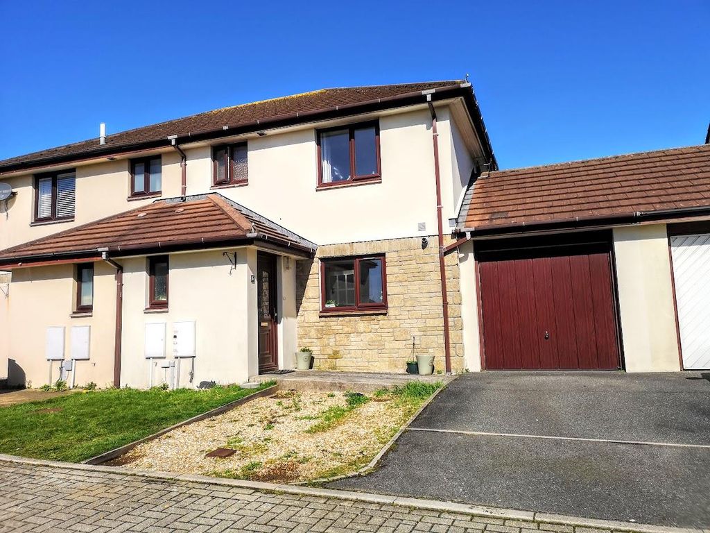 3 bed semi-detached house for sale in Treveth Lane, Helston TR13, £300,000
