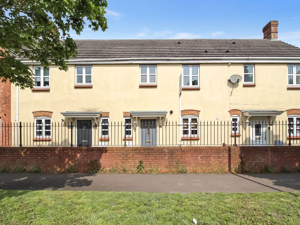 3 bed terraced house for sale in Shire Way, Westbury BA13, £240,000