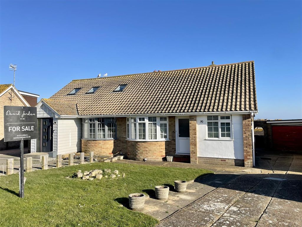 2 bed semi-detached bungalow for sale in Hawth Crescent, Seaford BN25, £325,000