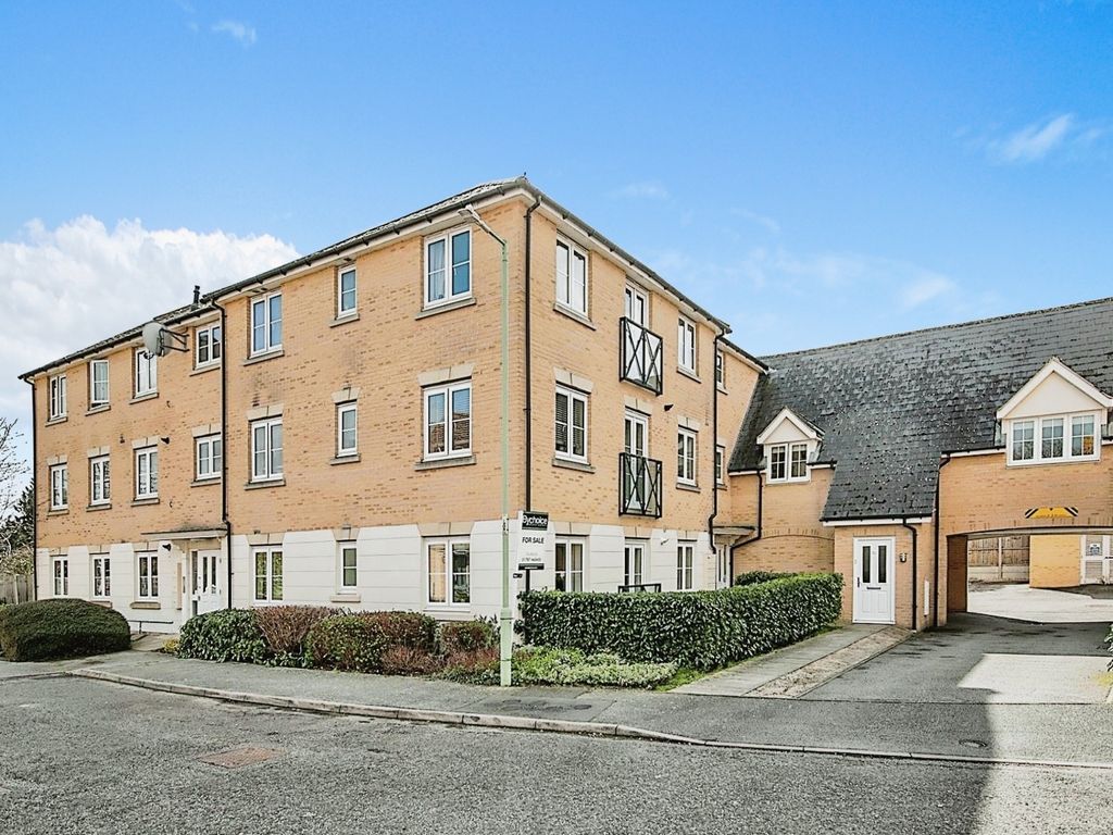 1 bed flat for sale in Jacobs Close, Great Cornard, Sudbury CO10, £130,000