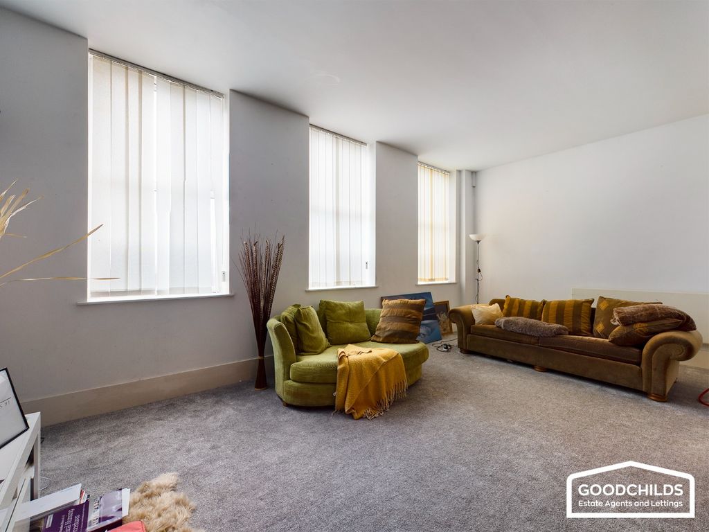 1 bed flat for sale in Crown Lofts Marsh Street, Walsall WS2, £80,000