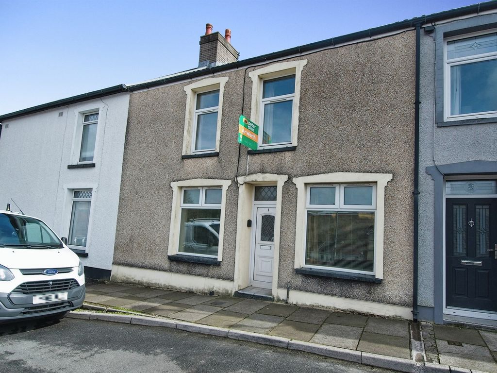 3 bed terraced house for sale in Tanyllan Terrace, Rhymney, Tredegar NP22, £99,000