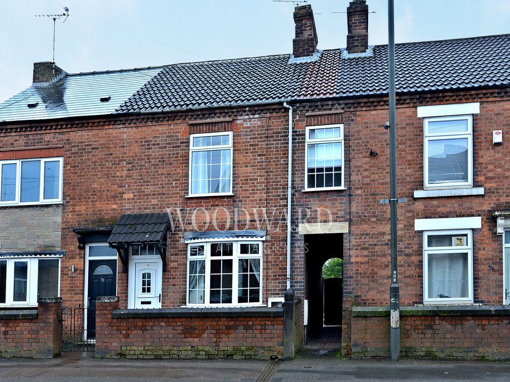 2 bed terraced house for sale in Nottingham Road, Somercotes, Alfreton DE55, £110,000