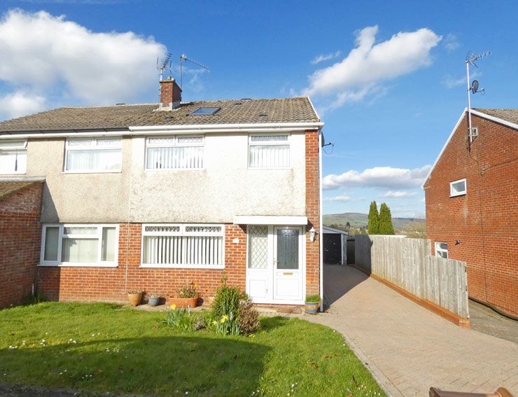 4 bed semi-detached house for sale in Caldicot Court, Caerphilly CF83, £249,500
