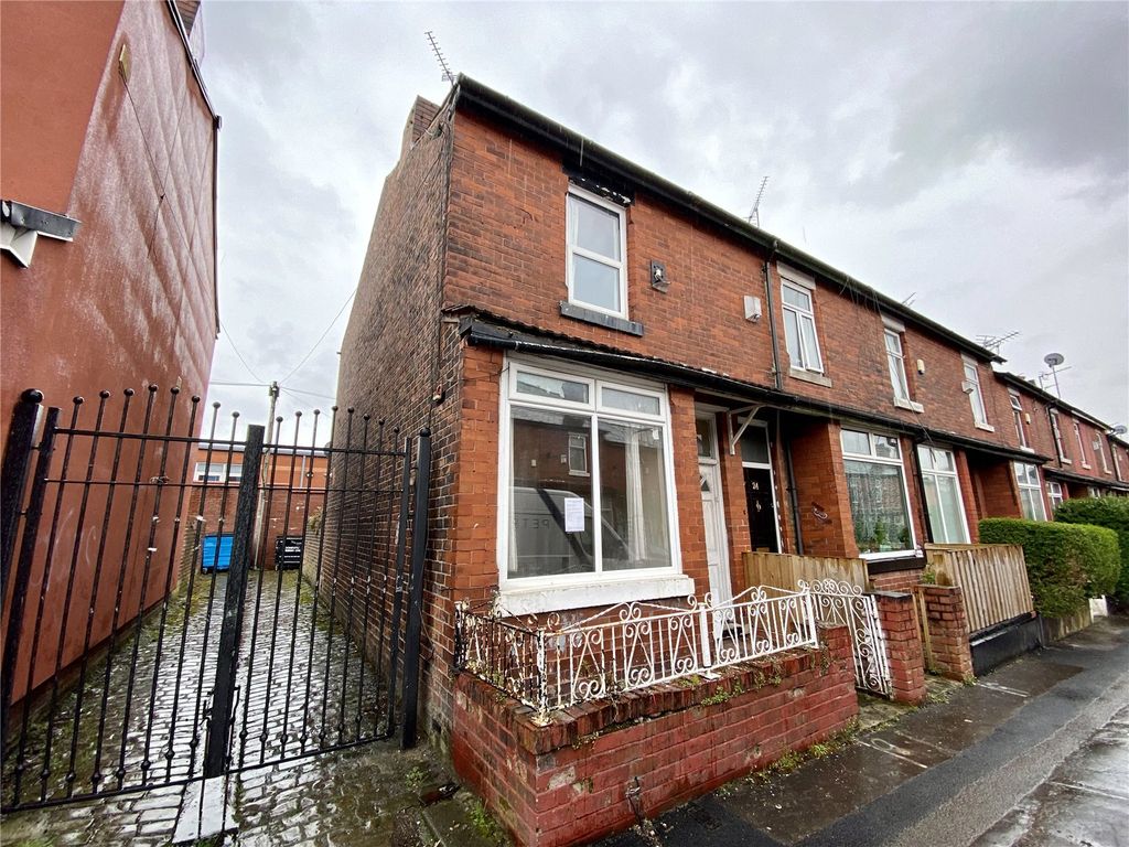 2 bed terraced house for sale in Ratcliffe Street, Manchester, Greater Manchester M19, £150,000