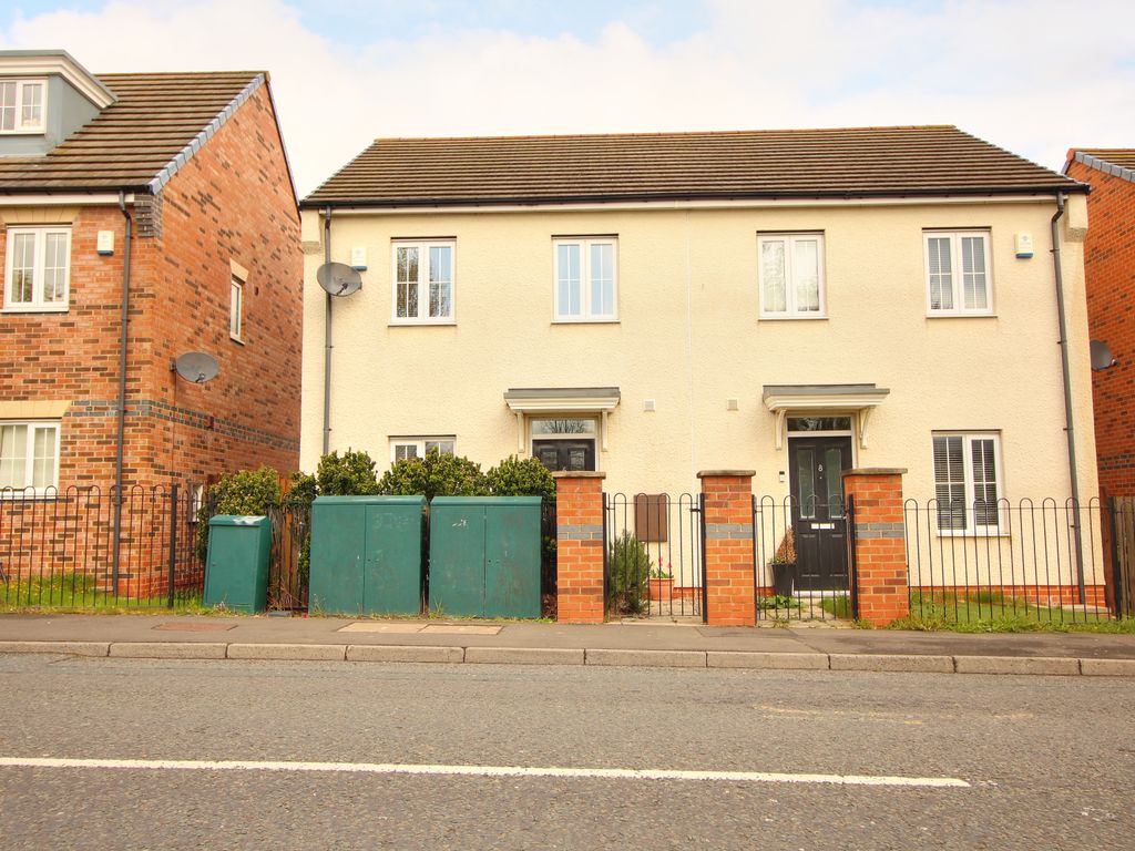 3 bed semi-detached house for sale in Rennison Mews, Blaydon-On-Tyne NE21, £155,000